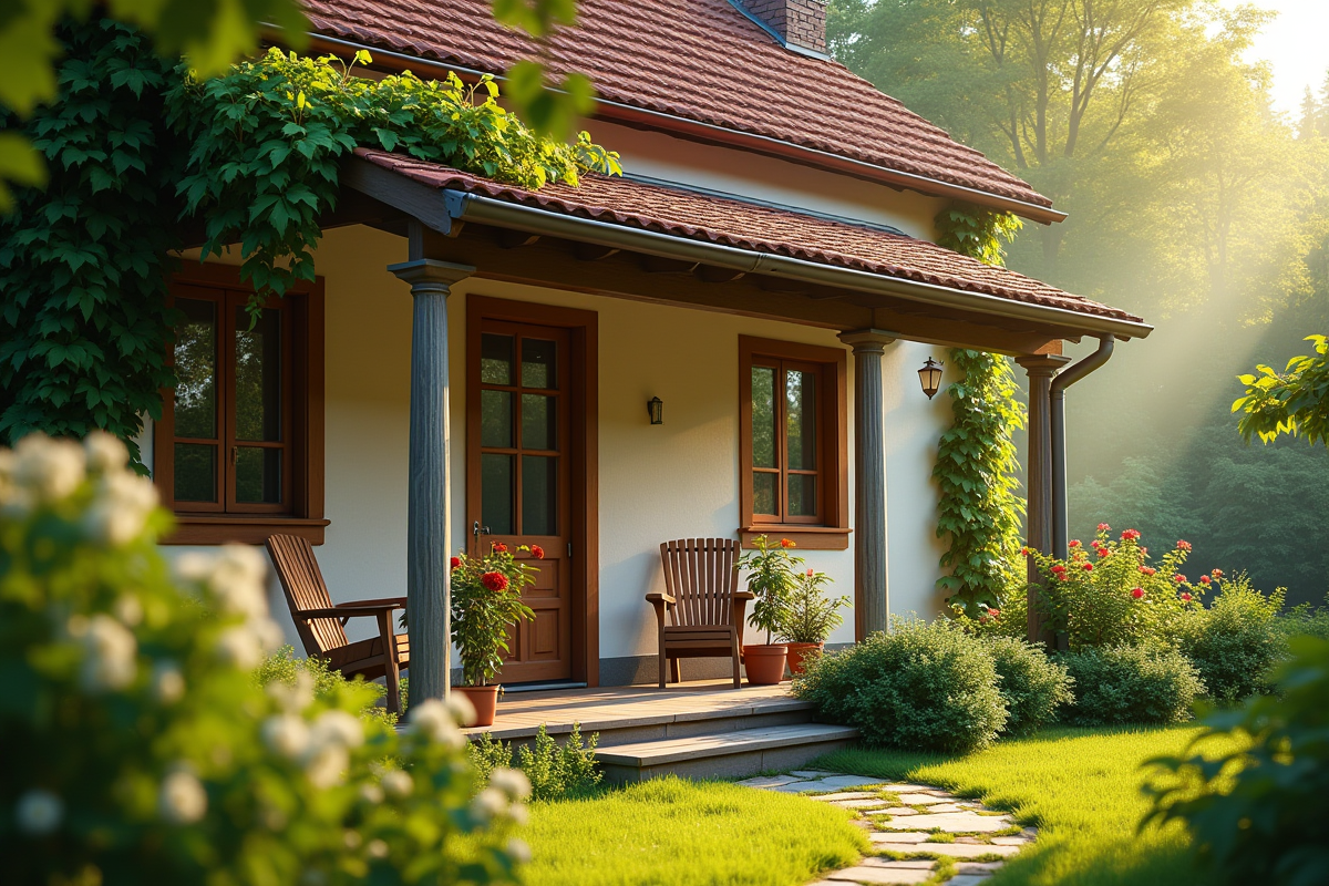 Charmante maison d'hôtes en campagne avec jardin ensoleillé